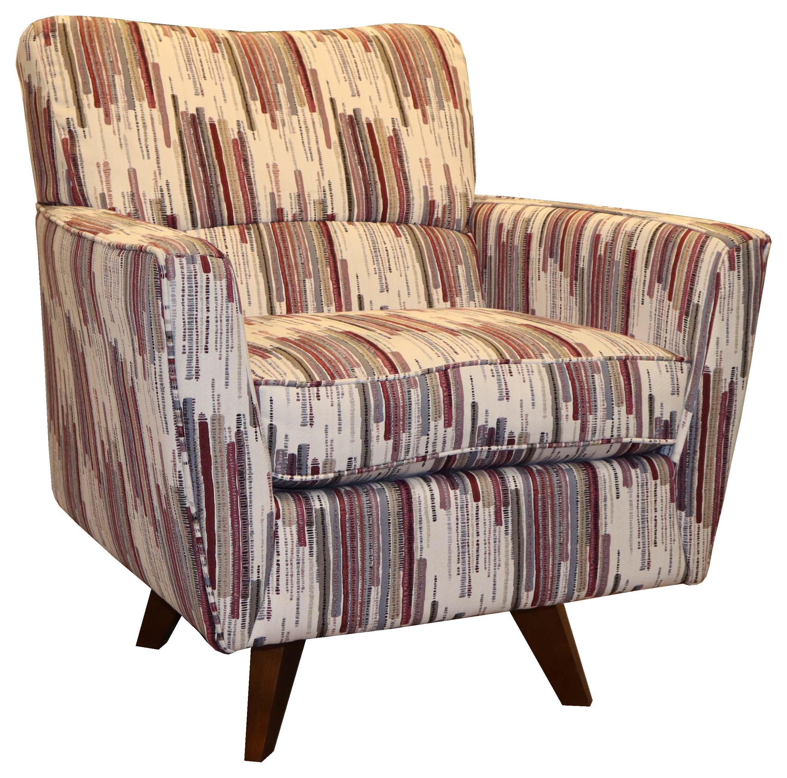 La Z Boy Chairs 210421 H157158 Bellevue Mid Century Modern High Leg Swivel Chair Godby Home Furnishings Uph Upholstered Chairs